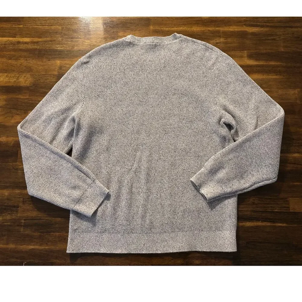 COS Women's XL Sweater Crew Neck 100% Cotton Knit Pullover Long Sleeve